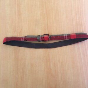 Authentic Vintage Pretty in Plaid 2pc matching Belt